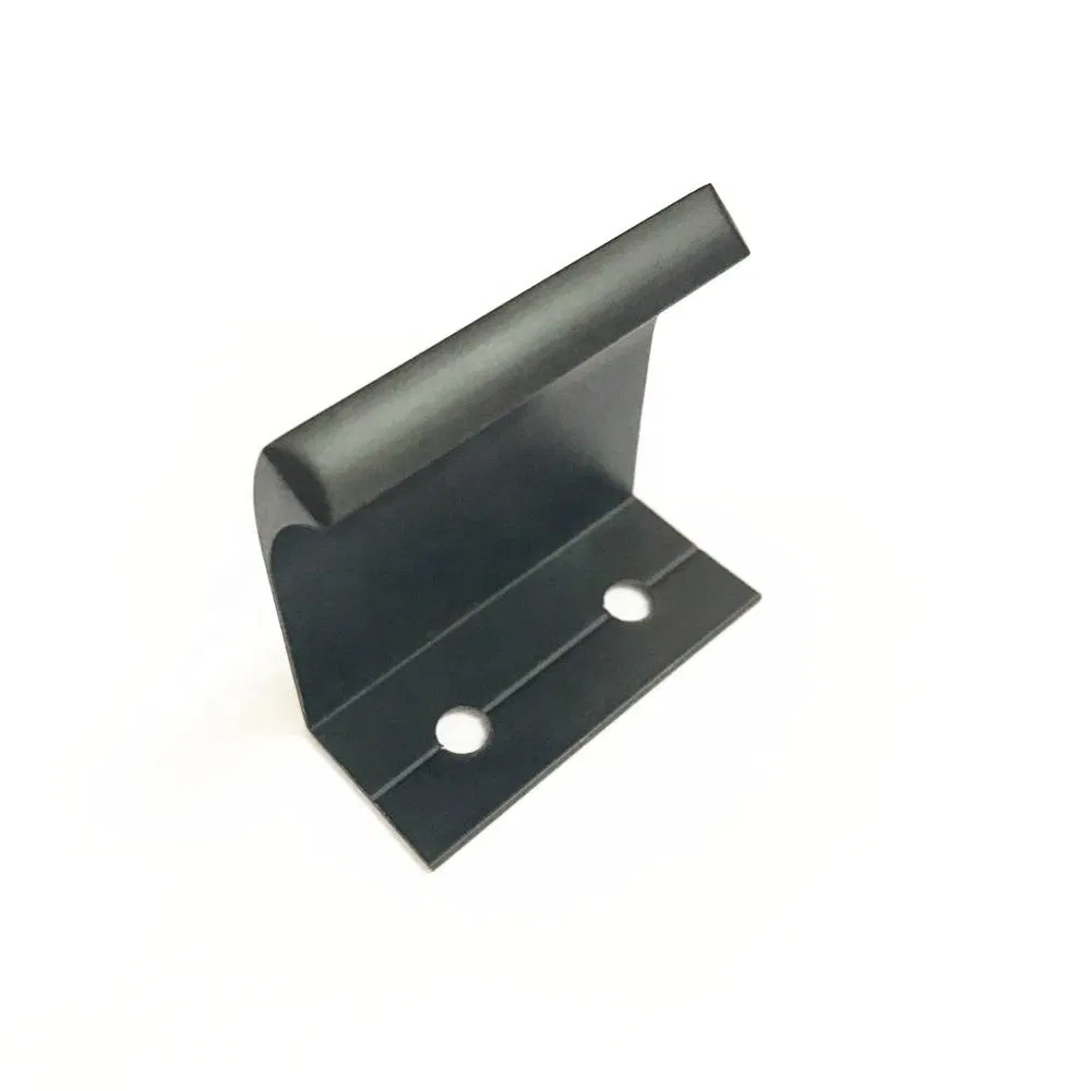 Matt Black Brushed Color Finishing Kitchen Aluminium Door Edge Profile Cabinet Handle