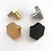 Solid Brass Hexagon Cabinet Knob Drawer Handle Pulls
