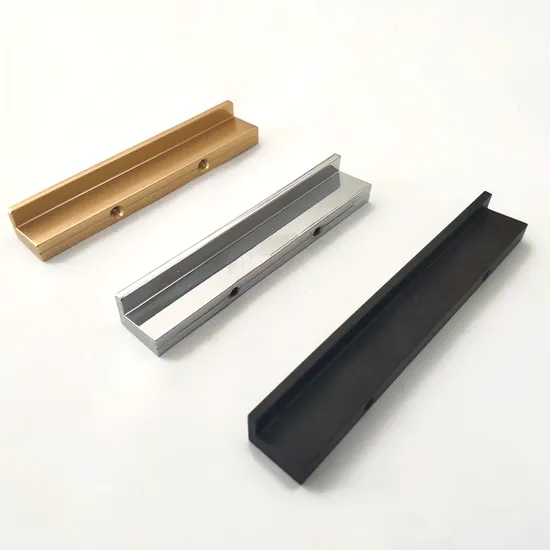 Modern Cabinet Door Handle Furniture Knob Aluminum Profile Pulls for Cupboard