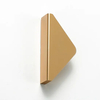 Simple Aluminum Bright Gold Triangle Kitchen Cabinet Pull Handles Cabinet Door Handle