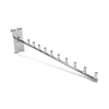 Grid Panel Metal Garment Chrome Display Hook Slatgrid Peg Hooks