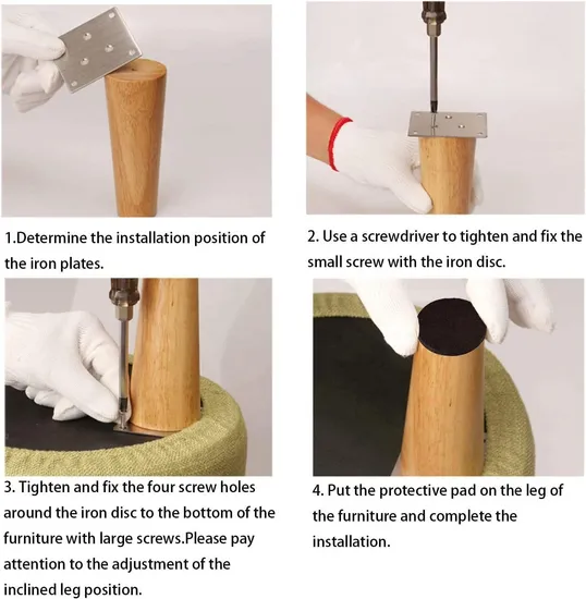 Wooden Legs Furniture Legs Wooden Bun Feet Furniture