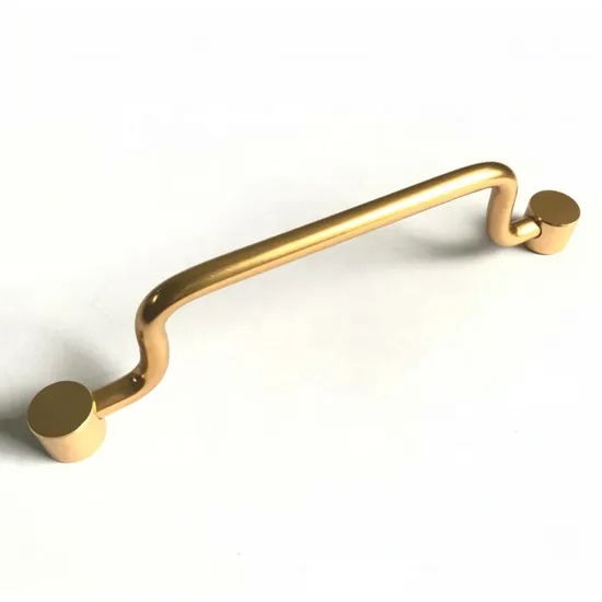 Gold Aluminum Alloy Modern Kitchen Hardware Cabinet Door Pull Handle