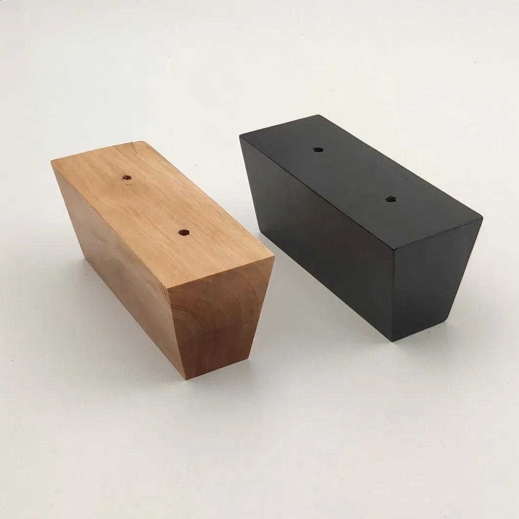 Cabinet Feet Straight Square Solid Wood Legs Bed Feet Wooden Legs
