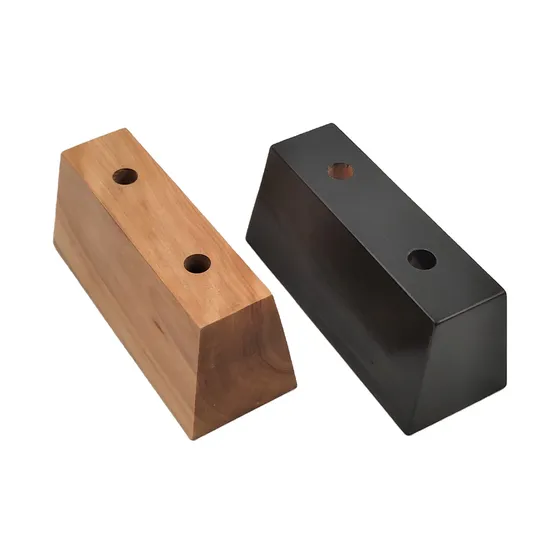Cabinet Feet Straight Square Solid Wood Legs Bed Feet Wooden Legs