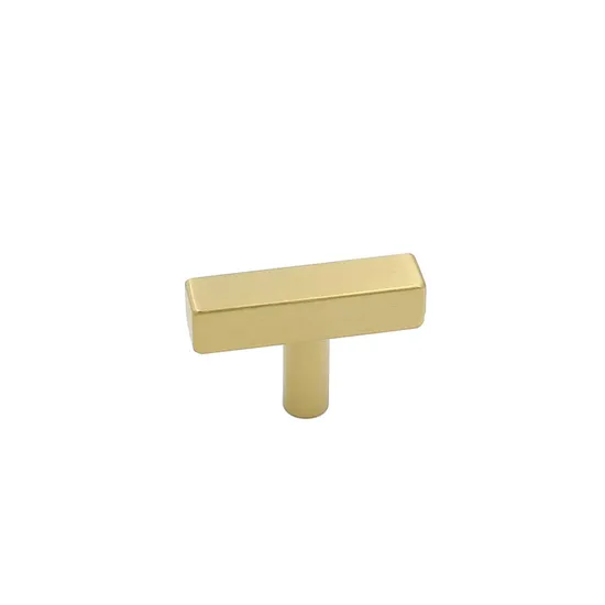 Stainless Steel Cabinet Door Handle Black Square Tube Furniture Drawer Pull Knob