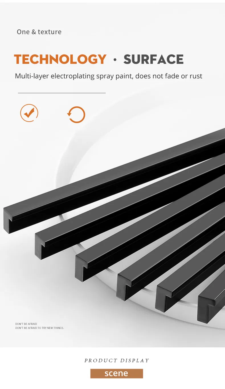 Kitchen Hardware Aluminum Bedroom Furniture Long Wardrobe Door Cabinet Handle