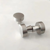 Solid Single Hole Cupboard Furniture Cabinet Drawer Knob Kitchen Nickel Handle Knobs