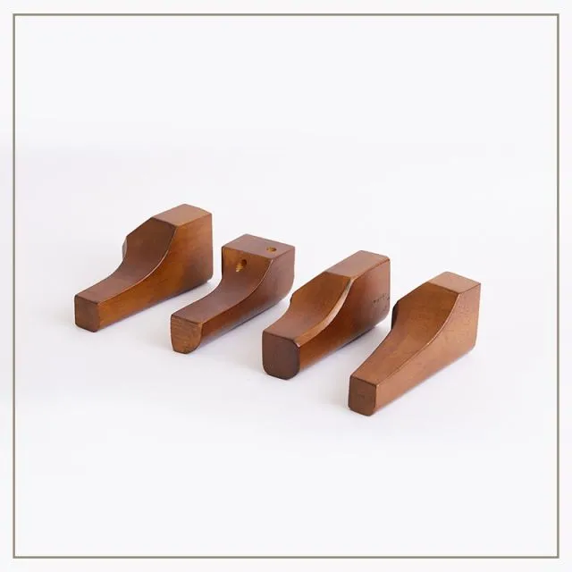 Wood Furniture Sofa Leg Legs 6 Inch Wood Chair Base Replacement Leg