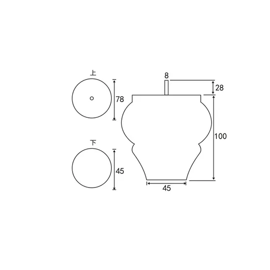Solid Wood Dining Chair Dining Carved Table Legs