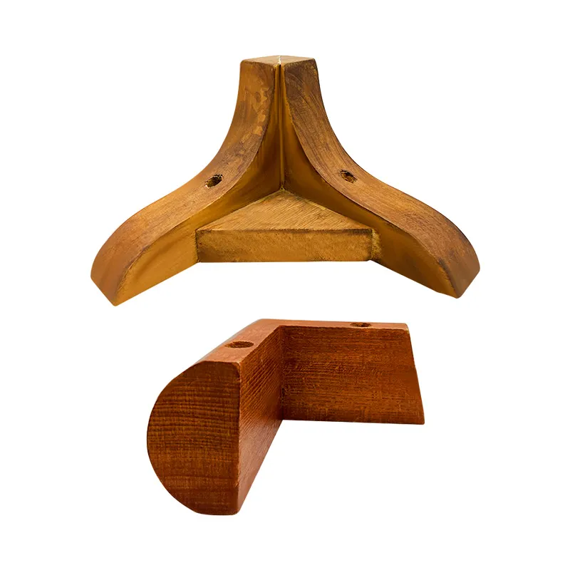Wooden 150mm Furniture Accessories Decorative Wooden Sofa Legs