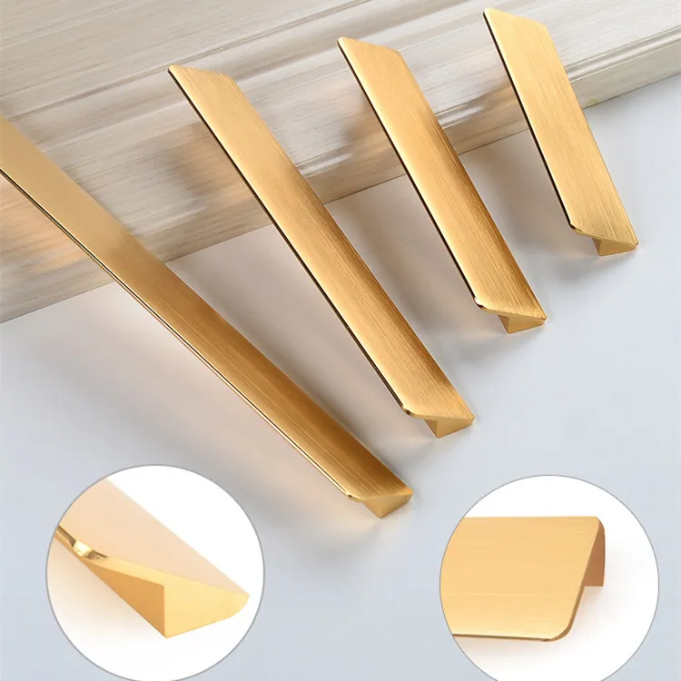 Furniture Hardware Kitchen Handle Aluminum Modern Cabinet Aluminum Pull Handles
