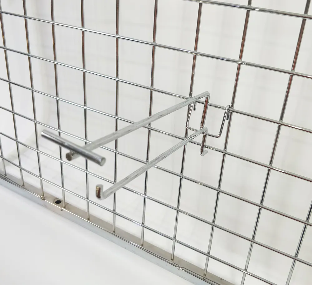 Chrome Wire Mesh Display Hooks with Wholesale Price