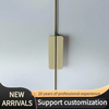 Aluminum Alloy Cabinet Handles 2.8m Antique Gold Long Wardrobe Handle