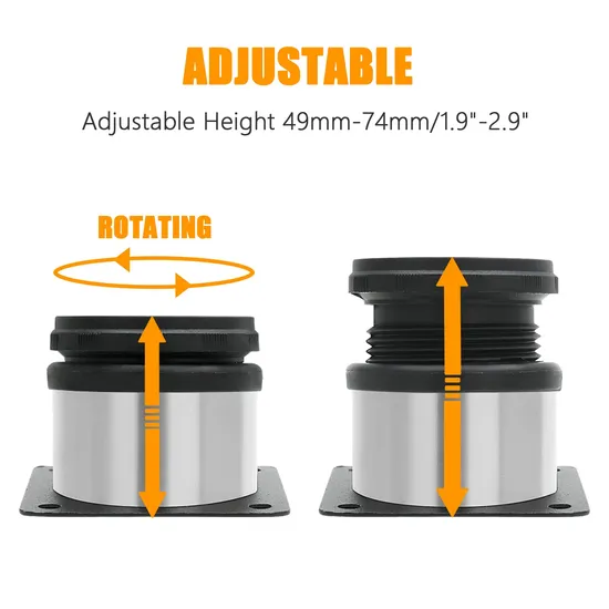 Hot Sale Metal Furniture Table Adjustable Height Cabinet Sofa Bed Legs