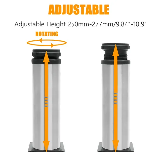 Furniture Hardware Cabinet Chrome Plated Metal Sofa Leg