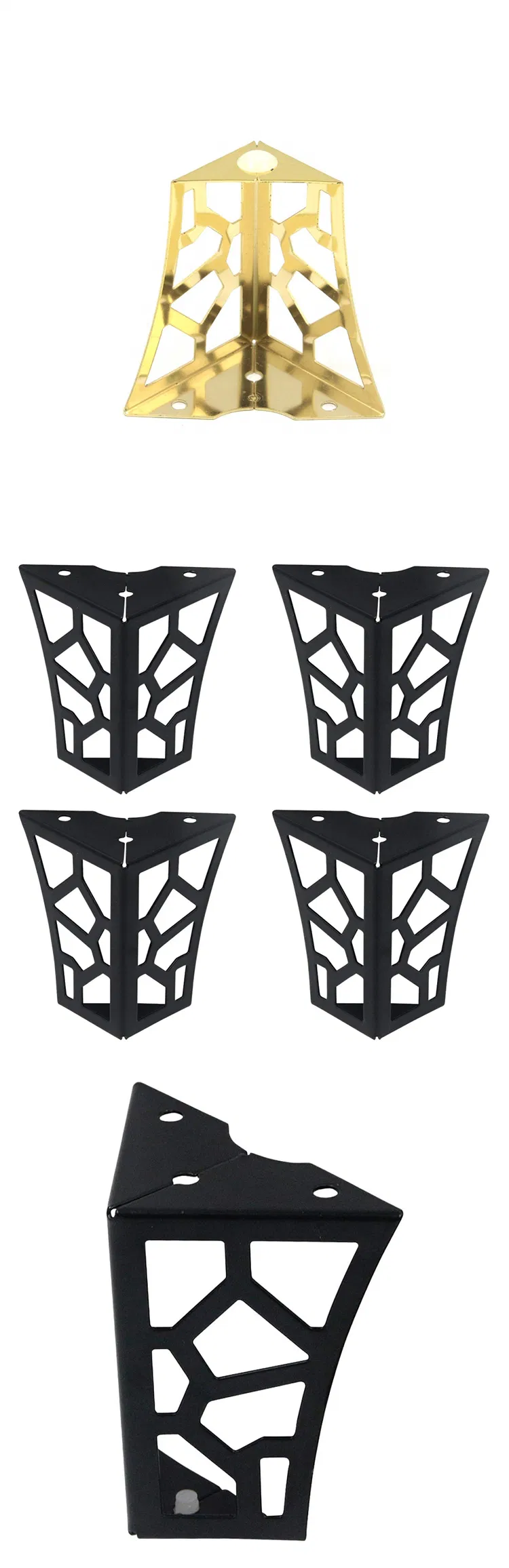 Modern Tapered Furniture Feet Support Metal Sofa Legs