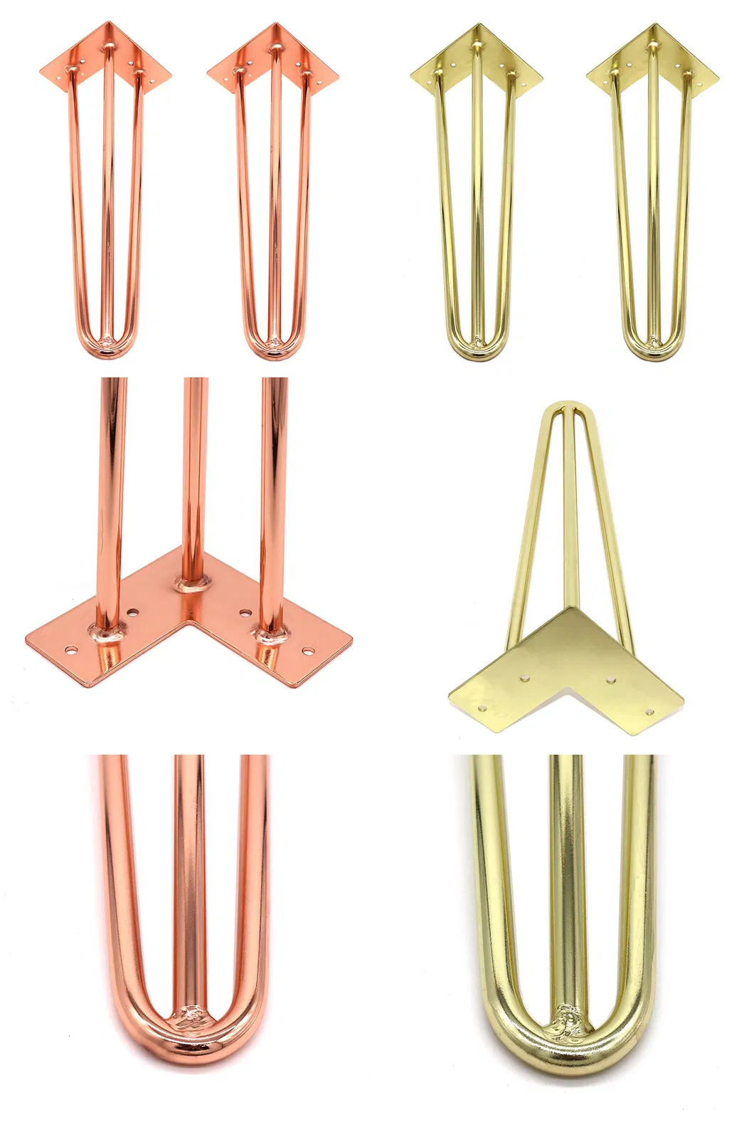 New Design Furniture Hairpin Legs Wholesale Metal Hairpin Legs Assortment