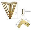 Produce High-Quality Furniture Hardware Accessories Metal Sofa Legs