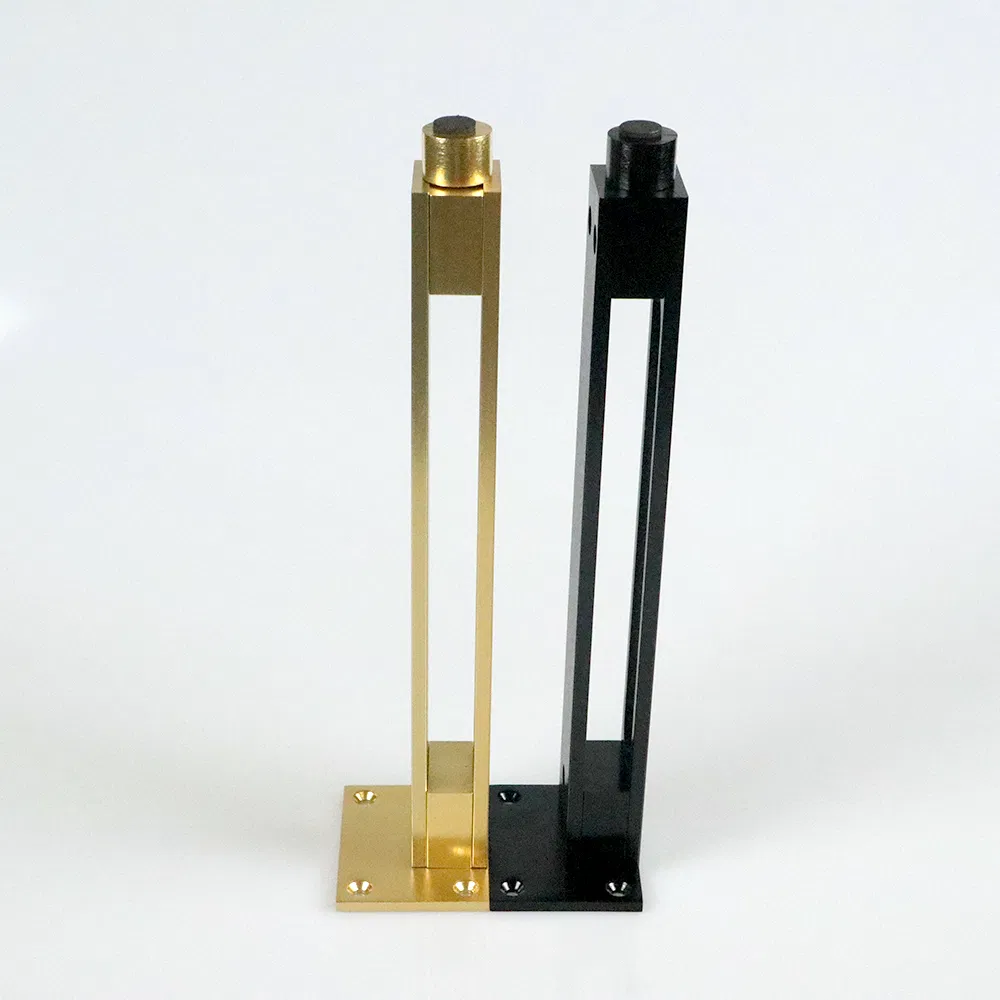Aluminium Solid Cabinet Furniture Brass Gold and Black Support Leg Feet
