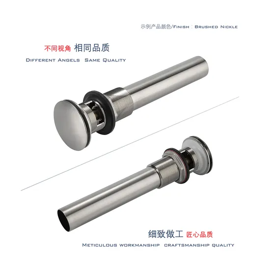 Pop up Waste Drain with Overflow Chrome