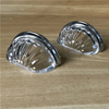 Shell Design Pin Cabinet Kitchen Crystal K9 Chrome and Gold Cup Pull