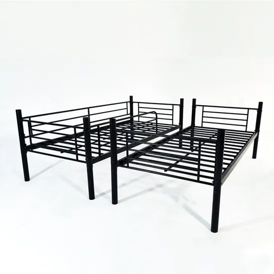Bedroom Furniture Garden Platform Bed Sofa Metal Iron Frame Daybed with Trundle