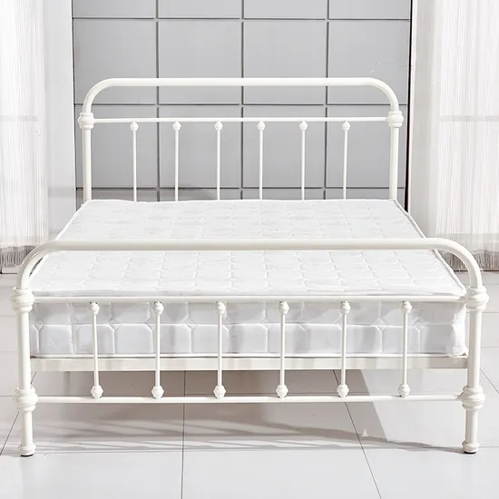 Bed with Headboard and Footboard Wrought Iron Bed Frame