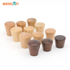 Solid Wood Beech Round Small Furniture Pull Mini Drawer Closet Knobs