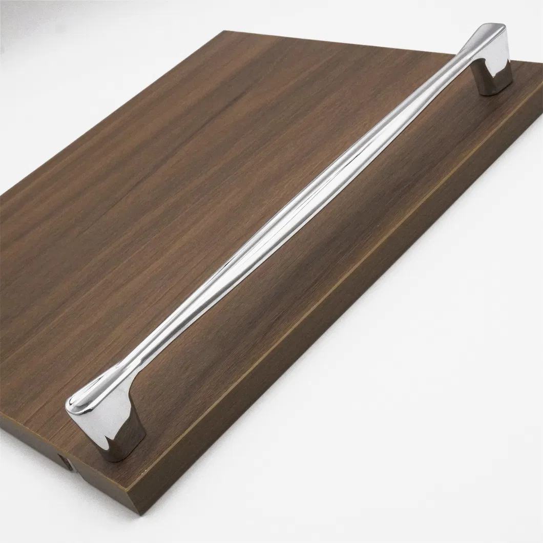 Furniture Hardware Zinc Alloy Chrome Kitchen Refrigerator Handles Cabinet Pull Handle