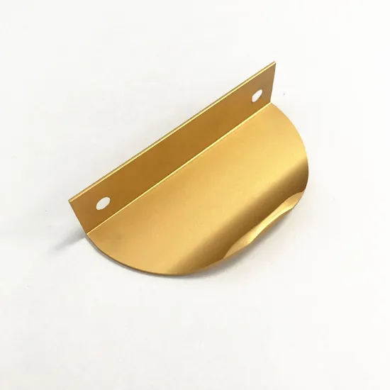 Furniture Kitchen Pull Brushed Gold Color Drawer Cabinet Profile Handle Pull