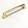 Kitchen Bathroom Bedroom Decoration Chrome Plate Cabinet Drawer Brass Gold Zinc Handle