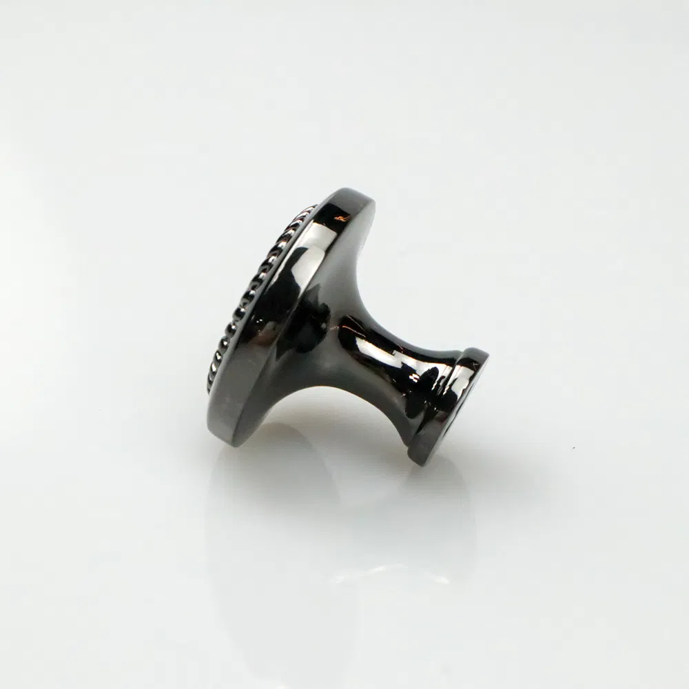 Cabinet Knob Zinc Alloy Black Nickel Dresser Drawer Knobs and Pull