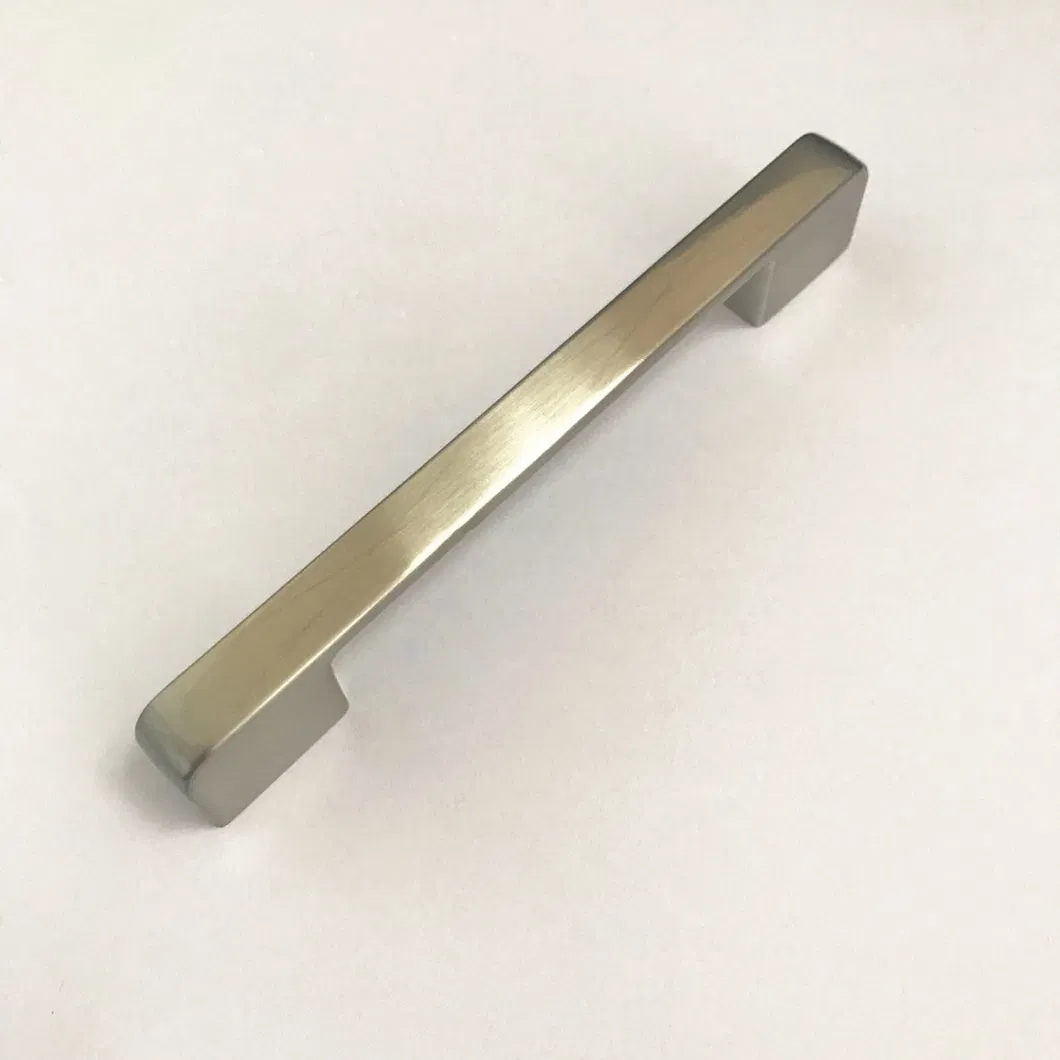 Furniture Hardware Zinc Alloy Kitchen Bathroom Brush Nickel Cabinet Pull Handle