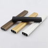 Aluminium Alloy Wardrobe Rod Clothes Hanging Oval Closet Rod