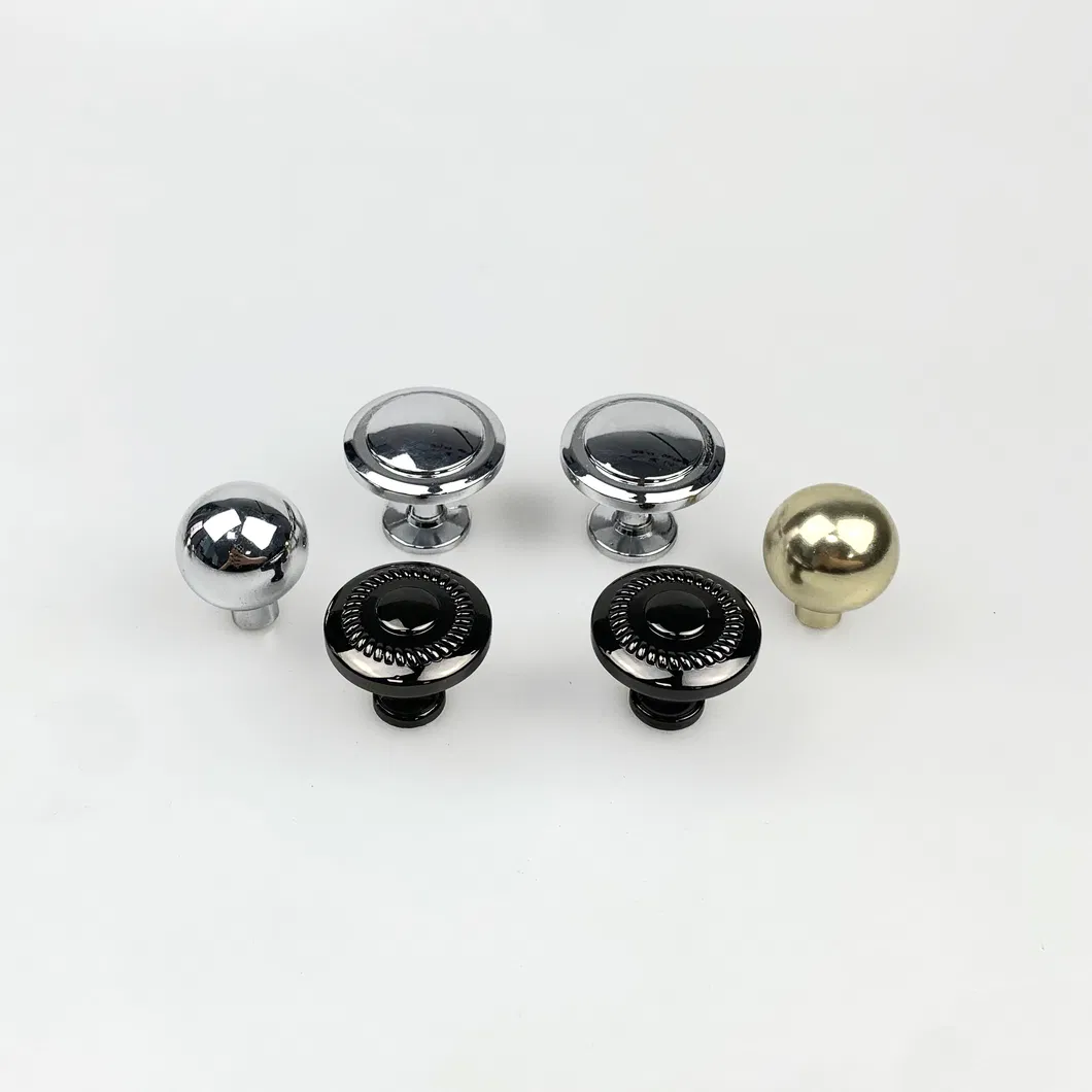 Antique Brass Gold Chrome Drawer Handles Cabinet Zinc Alloy Handle Drawer Knobs