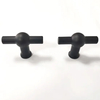 Custom Modern Door Handles Black Dresser Kitchen Cabinet T Bar Pull Knob