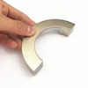 Brushed Nickel Cabinet Zinc Alloy C Design Shape Handles Dresser Pulls