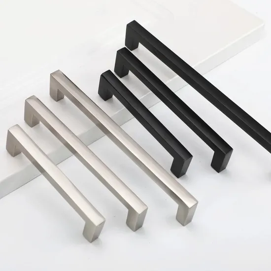 3-15inch Stainless Steel Cabinet Handles Square Furniture Kitchen Handle