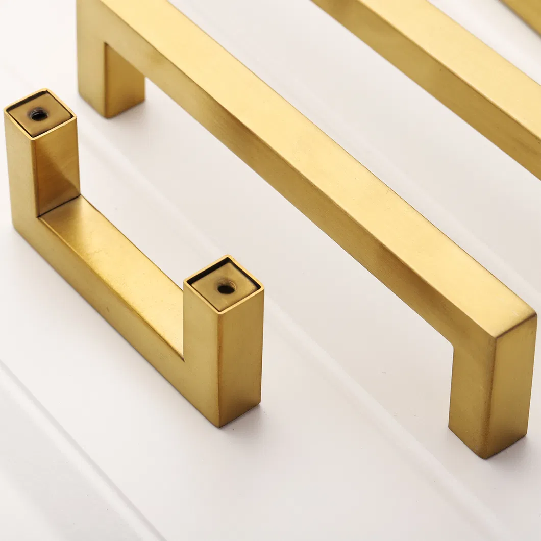 3-15inch Stainless Steel Cabinet Handles Square Furniture Kitchen Handle