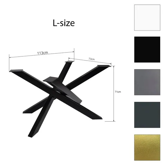 Fashion Metal Gold Spider Table Legs