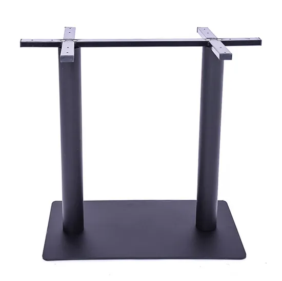 Industrial Dining Room Furniture Furniture Legs Metal Black Dining Table Steel Base