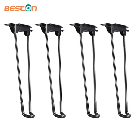 Metal Iron Furniture Desk Coffee Dining Table Mini Hairpin Legs