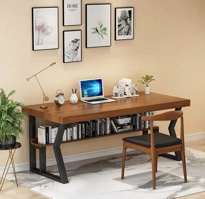 Industrial Black Powder Coated Finish Dining Table Iron Table Leg