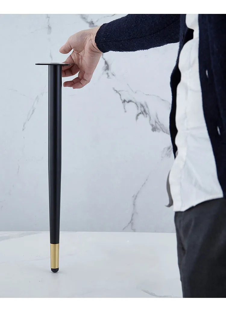 Tapered Chair Gold Iron Brass Steel Furniture Metal Coffee Dining Table Legs