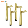 High Quality Metal Industrial Side Black Golden Table Legs