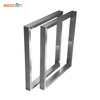 Factory Modern Furniture Industrial Stainless Steel Chrome Square Desk Table Legs