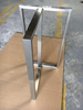 Factory Modern Furniture Industrial Stainless Steel Chrome Square Desk Table Legs