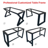 Round Pedestal Coffee Industrial Cast Iron Restaurant Dining Metal Table Frame