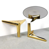 Luxury Replacement Metal Chromed Gold Furniture Sofa Legs